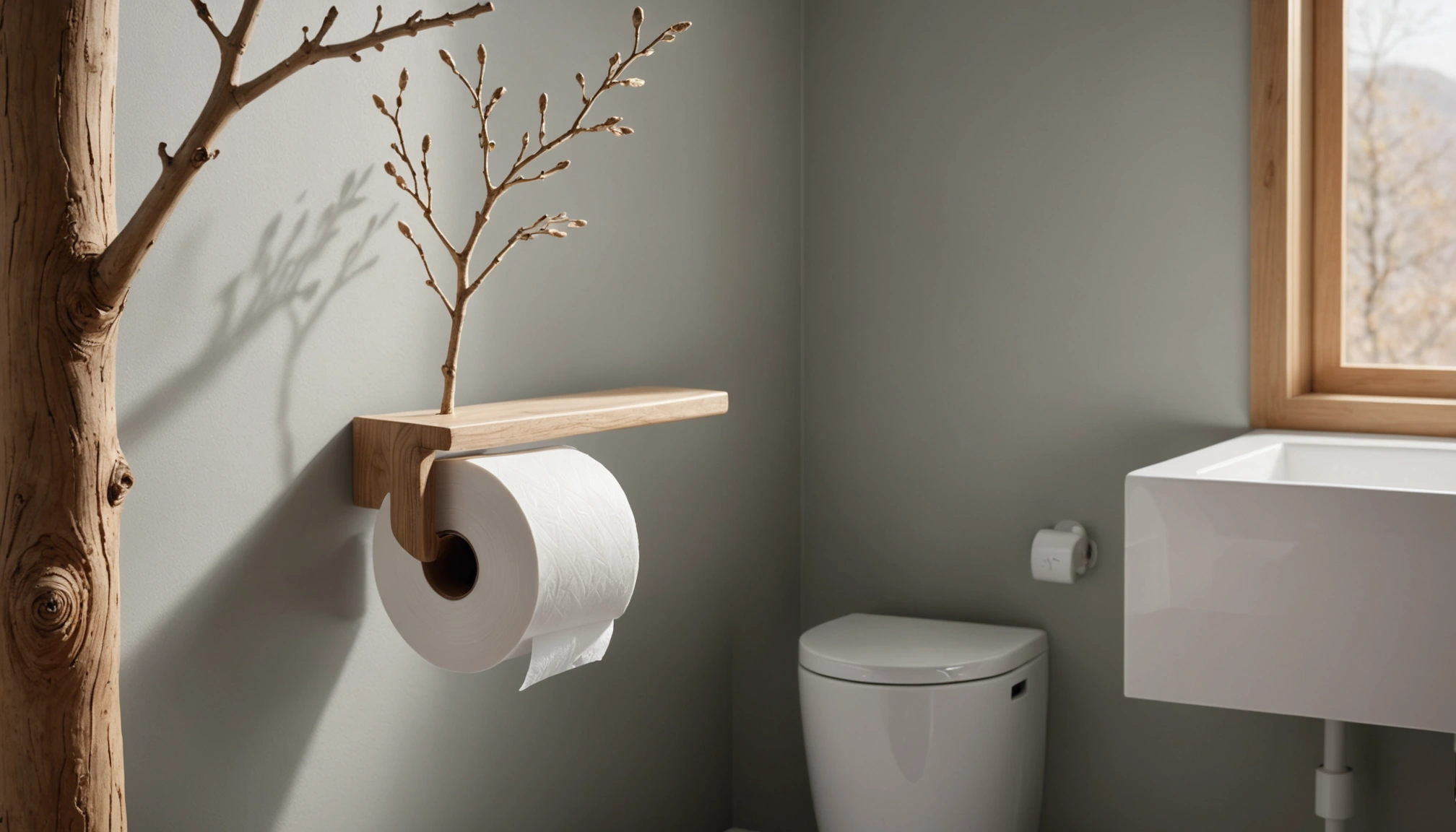 dérouleur papier toilette original