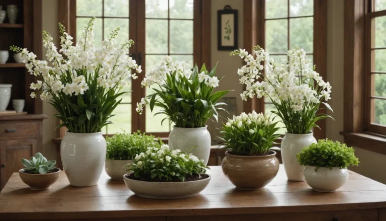 plante vivace à fleurs blanches
