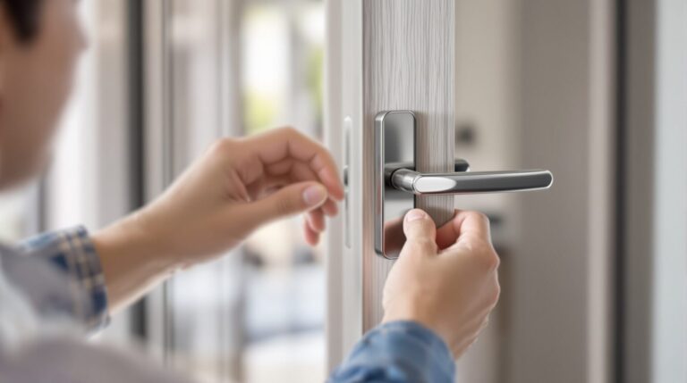 serrure porte coulissante