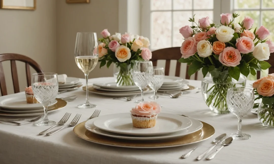 décoration de table simple pour un anniversaire