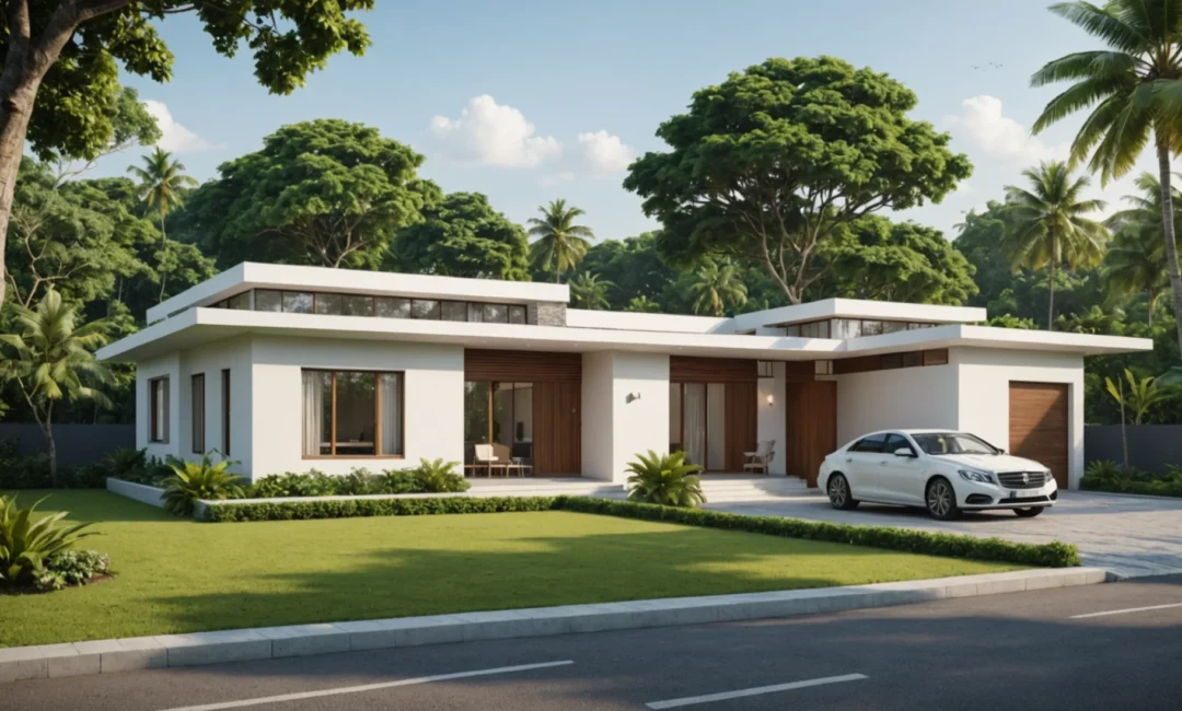 plan de bungalow de 200 m²