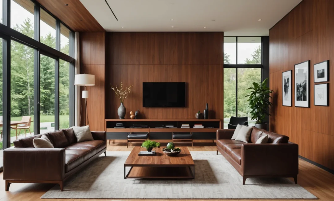 combiner meubles en bois de cerisier avec style moderne
